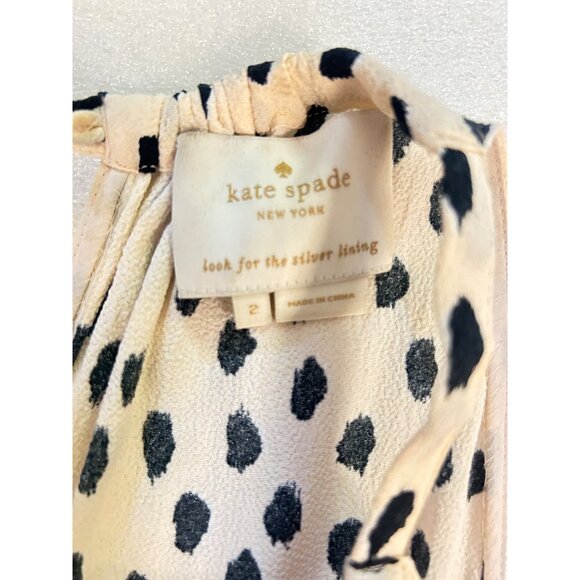 Kate Spade Ivory Speckle Dot Take A Walk on the Wild Side Dress 2 - Picture 7 of 7